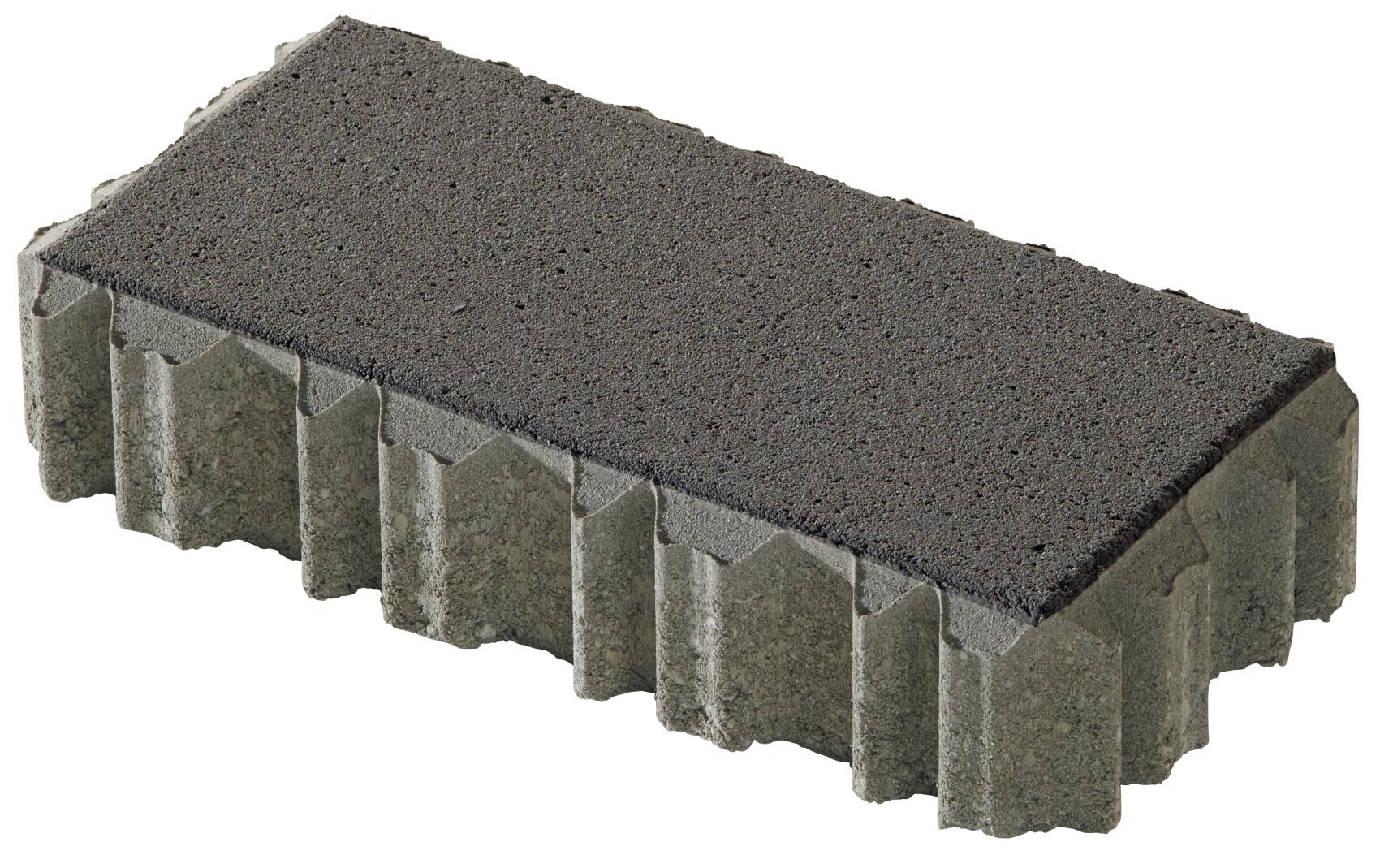 Robuster Betonpflasterstein für Außenbereiche Grauer Betonpflasterstein mit strukturierter Oberfläche und stabiler Form