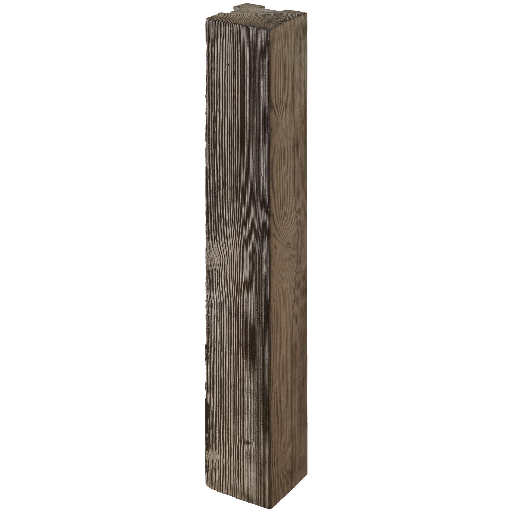 LogBorder 13,5/13,5/100 Eckpfosten Antik-braun